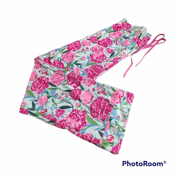 Sweethoney peonies lounge pants - Picture 2 of 5